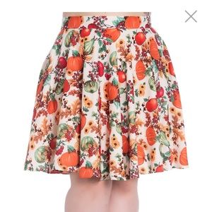Hell Bunny Pumpkin and Autumn Skirt